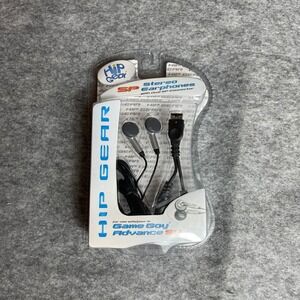 Hip Gear Stereo Earphones for Nintendo Game Boy Advance SP Dual Connector LM549